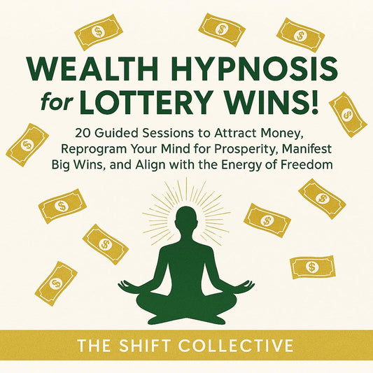 Wealth Hypnosis for Lottery Wins!: 20 Guided Sessions to Attract Money, Reprogram Your Mind for Prosperity, Manifest Big Wins, and Align with the Energy of Financial Freedom
