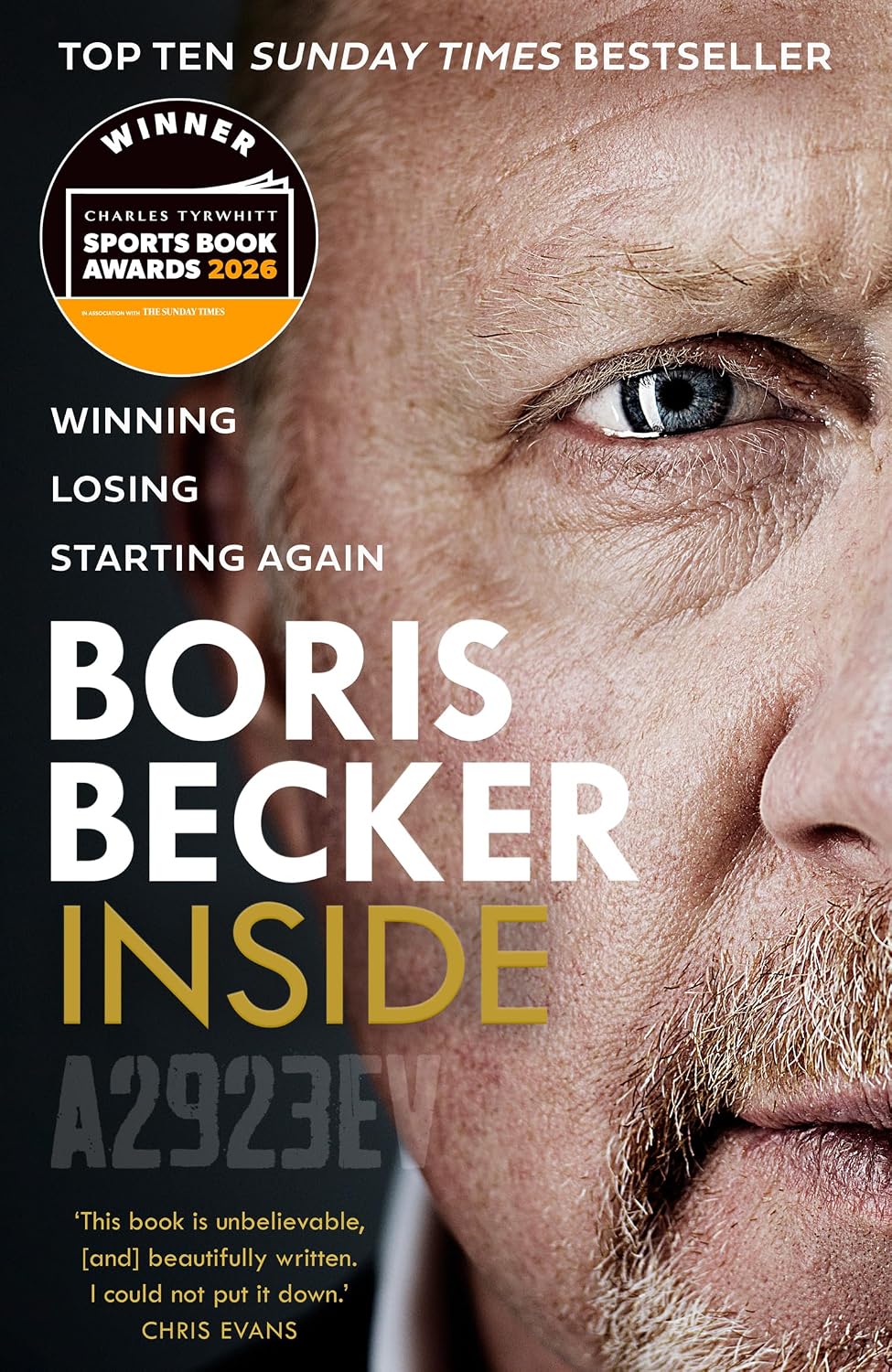 Inside: Winning, Losing and Starting Again: The new Sunday Times Top Ten Bestselling memoir by tennis legend