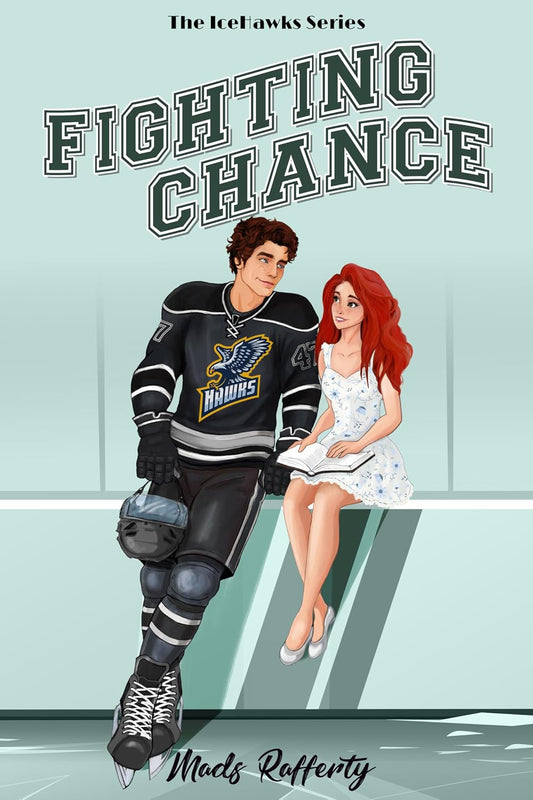 Fighting Chance: A Single Dad x Nanny Ice Hockey Romance (IceHawks Book #2)