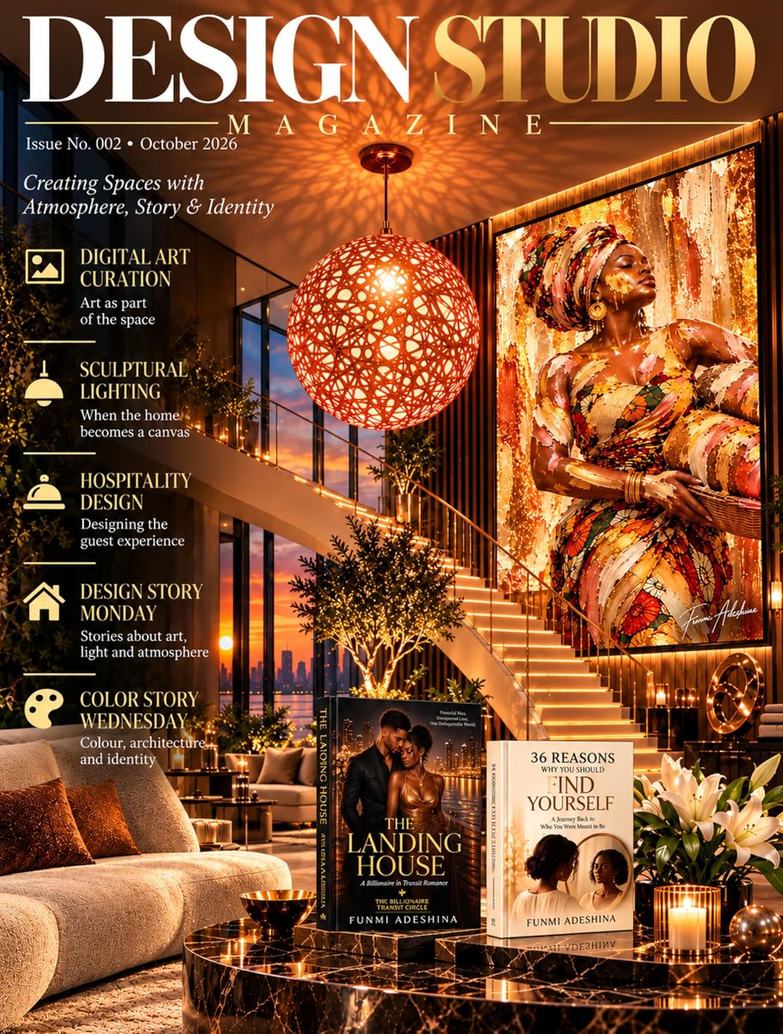 Design Studio Magazine Issue No. 002 • October 2026 : Creating Spaces with Atmosphere, Story & Identity