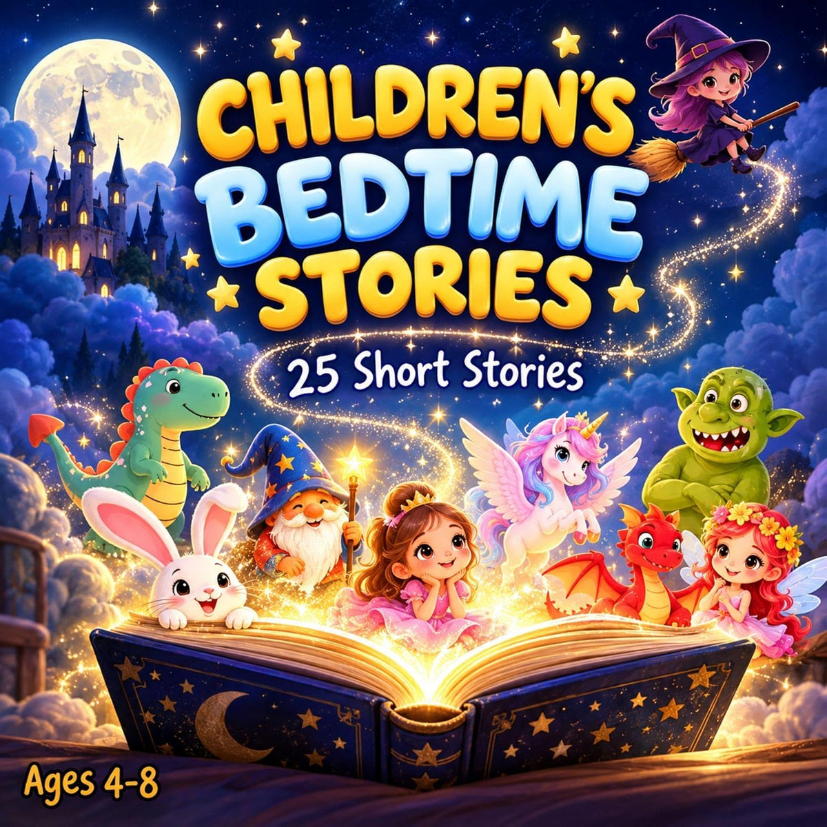 Children's Bedtime Stories: 25 Short Stories for Kids Ages 4-8