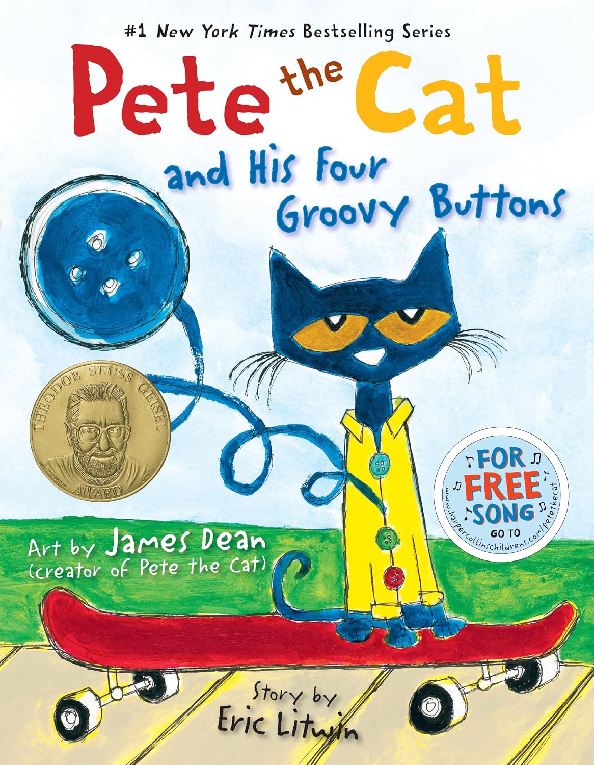 Pete the Cat and His Four Groovy Buttons: A Groovy Counting Adventure with Pete and His Four Favorite Buttons